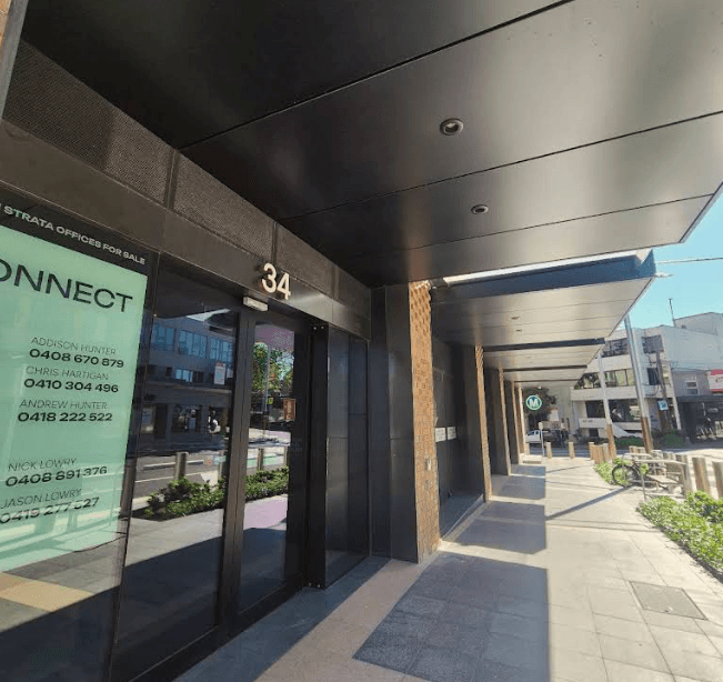 Sydney Specialist Oral Surgery clinic entrance at Crows Nest